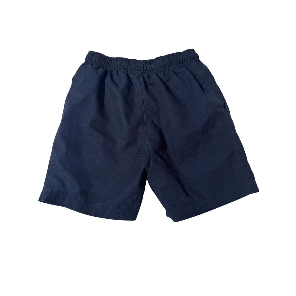 Lacoste Boys Bathing Suit Trunks Navy Logo Preppy Size 8